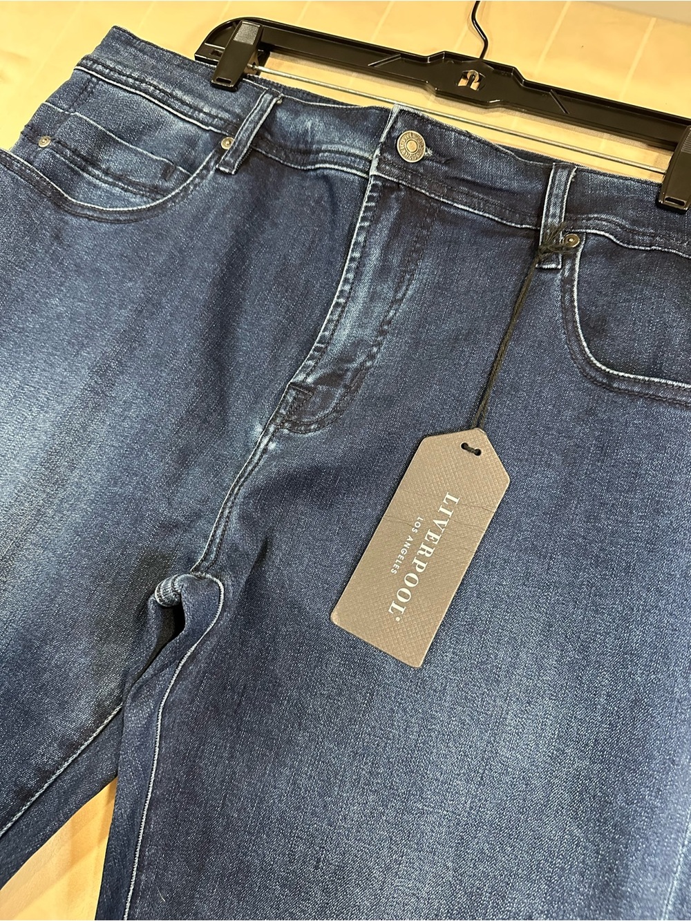 NWT Liverpool Los Angeles Kingston Modern Straight Jeans Oberon 40x34 Stretch